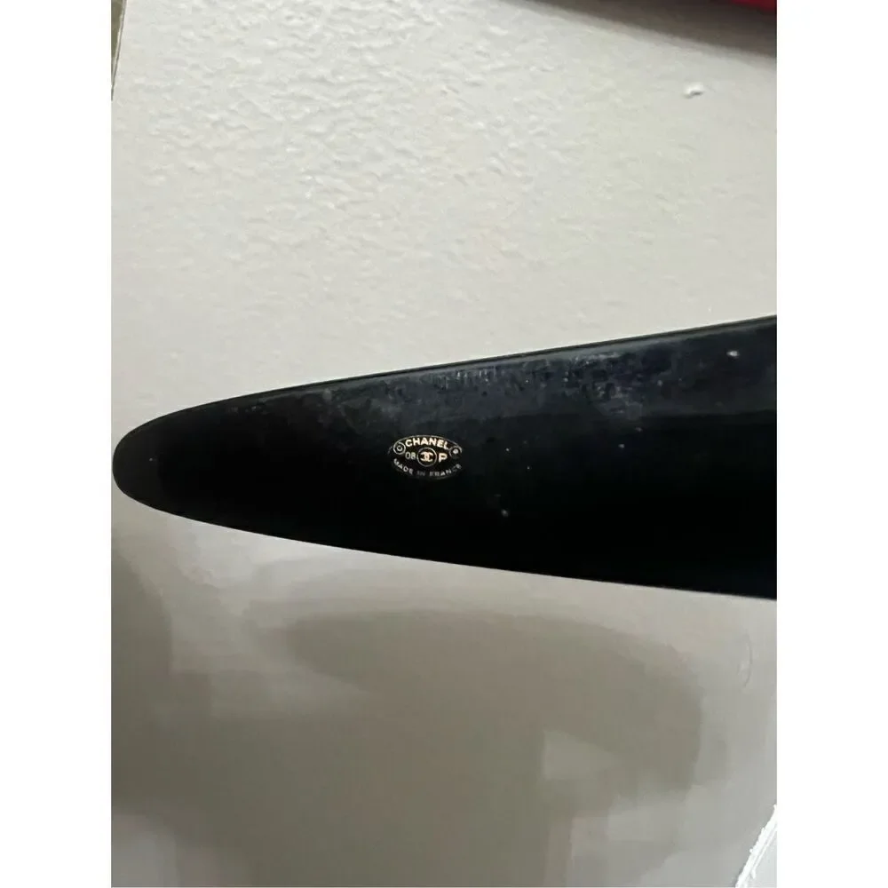 Chanel rhinestone cc headband hair accessory
